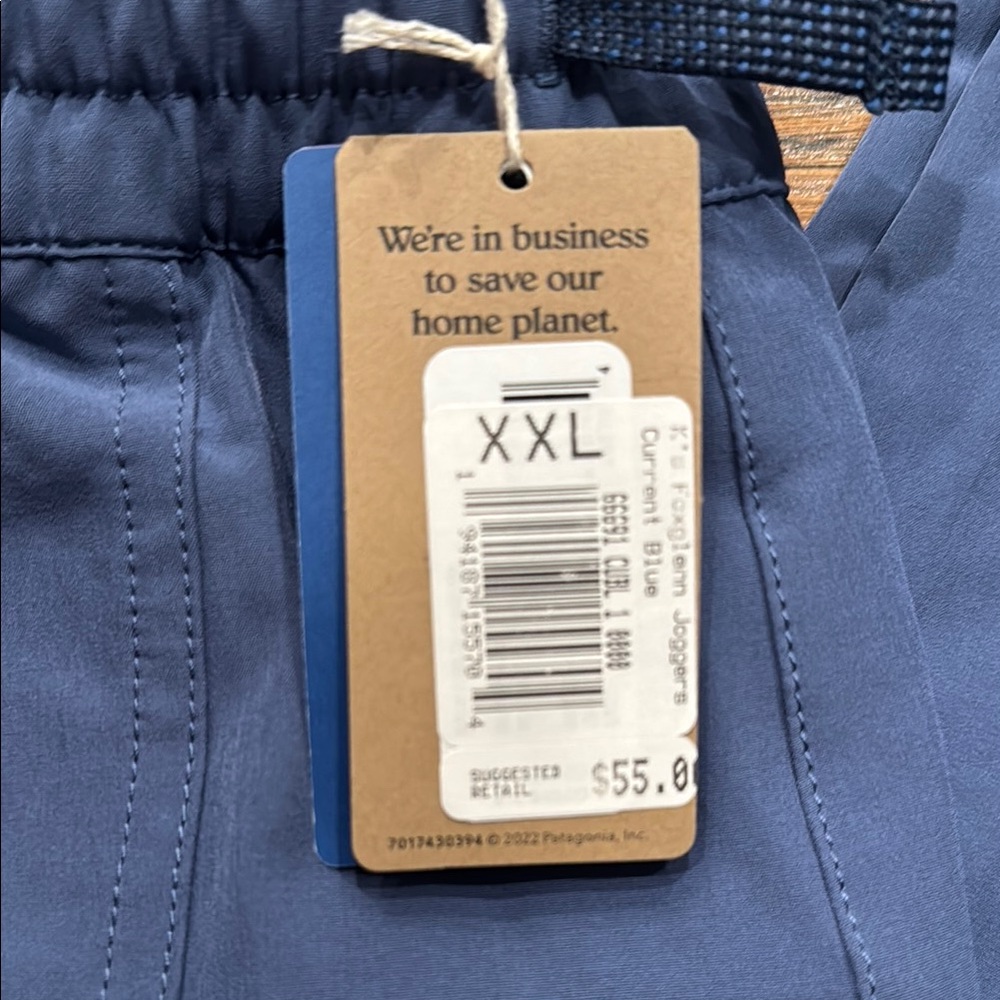 Girls Patagonia Blue Joggers XXL